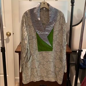 Grey Silk Tunic
